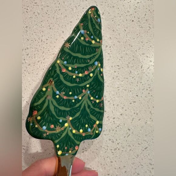 Anthropologie Evergreen Cake Knife - Picture 6 of 10